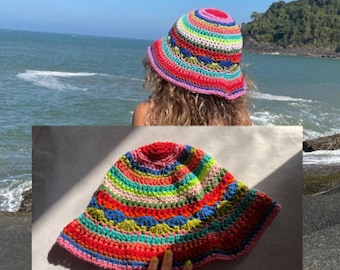 Bucket Hat Color - Crochet pattern