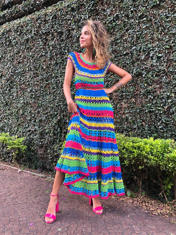 AMA dress crochet pattern