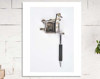 Tattoo Machine Print - Spaulding and Rogers | Tattoo Art | Photographic Print