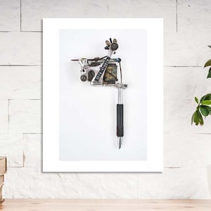 Vintage Geizer Tattoo Machine Print  | Tattoo Art | Tattoo Print | Photographic Print