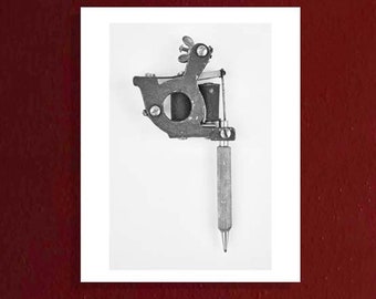 Tattoo Machine Print - Rare Zeis | Limited Edition | Tattoo Art | Black and White Photography