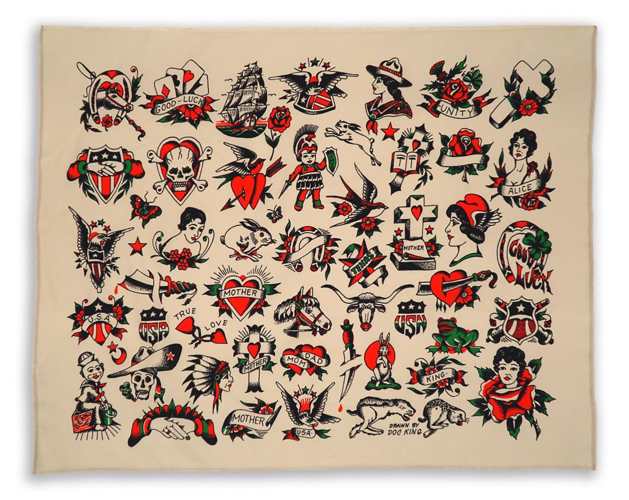 Tattoo Life Sailor Jerry Traditional Vintage Style Tattoo Flash 5 Sheets  11x14inch Old School Set 10  Amazonca Beauty  Personal Care