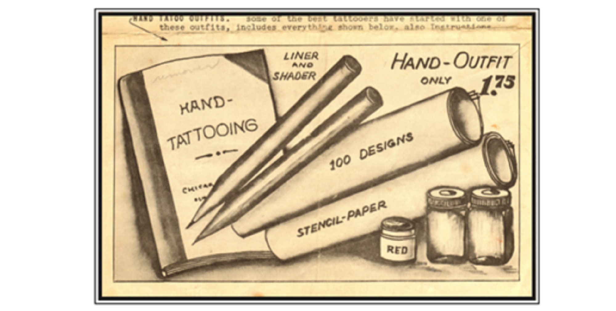 Chicago Tattoo Supply House Book Tattoo Flash Gift for Etsy