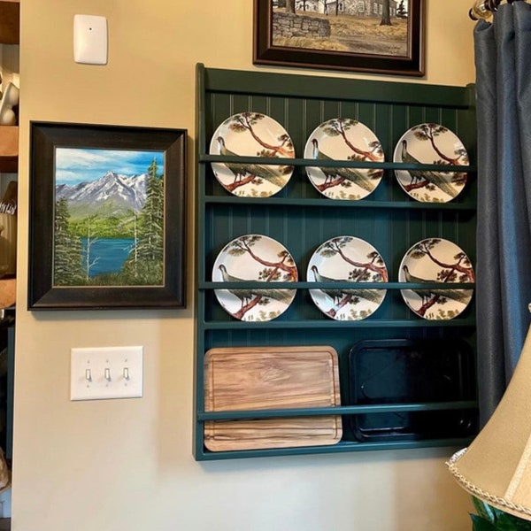 Large Wall Hanging Plate Rack