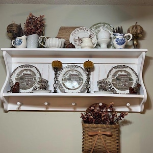 Plate and Platter Display Shelf , Kitchen Storage