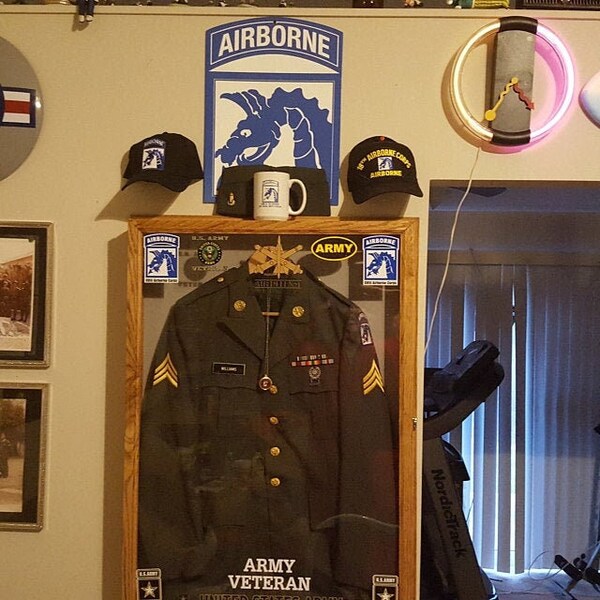 Military Uniform Display Case Etsy