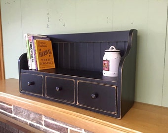 Cookbook Shelf Etsy