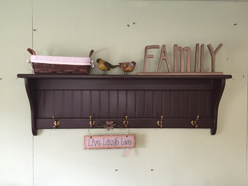 Beautiful Country Coat Rack 42 Inches Farmhouse Wall Decor Etsy