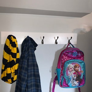Wood Wall Hanging Coat Rail