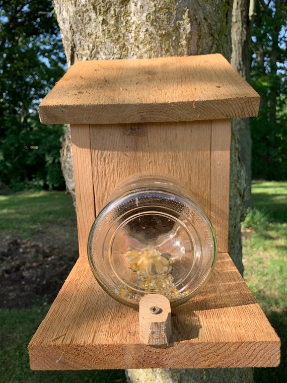 Mangeoire En Bois Pour écureuils, Mangeoire Pour Animaux