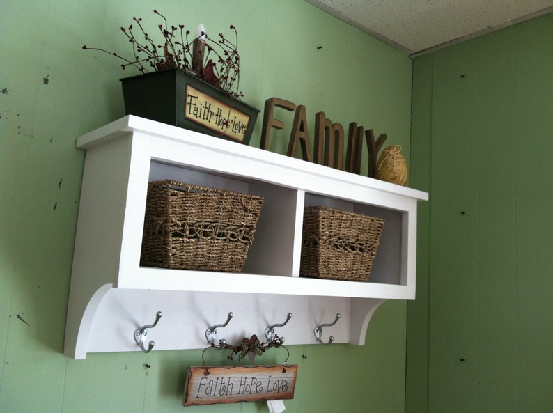 Cubby Shelf / Cubby Storage Bins / Cubby Wall Shelf / Cubbie / Etsy