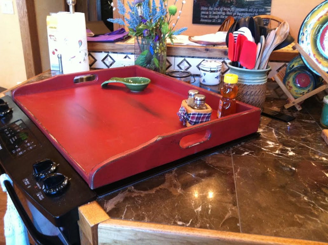 Stove Board Kitchen Primitive Noodle Board Rustic Stove Top Etsy
