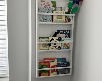 Bookshelf Wall Hanging / Magazine Rack / Kitchen Decor / Book Stand / Phone Stand / Display Stand / Plate Rack / Night Stand / Spice Rack