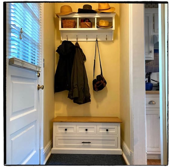 Etsy hallway storage deals