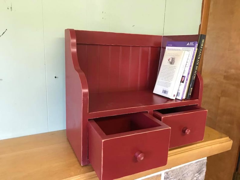 Beautiful Recipe Card Holder Box Cookbook Bookshelf Counter Etsy