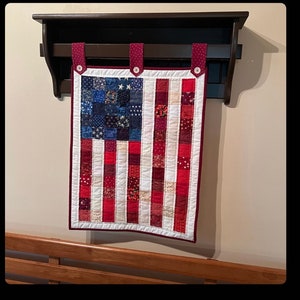 Blanket Holder,  Wall Hanging Wood Quilt Rack,  Black Towel Holder with Shelf