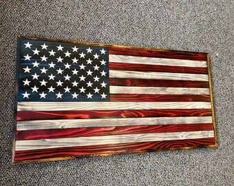 素朴な木製アメリカ国旗の壁飾り - Etsy 日本