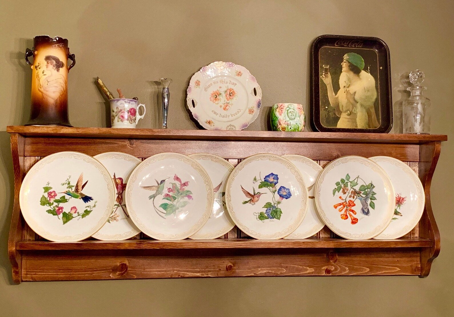 Country Kitchen Plate Rack Dish Rack and Display Bowl and Etsy