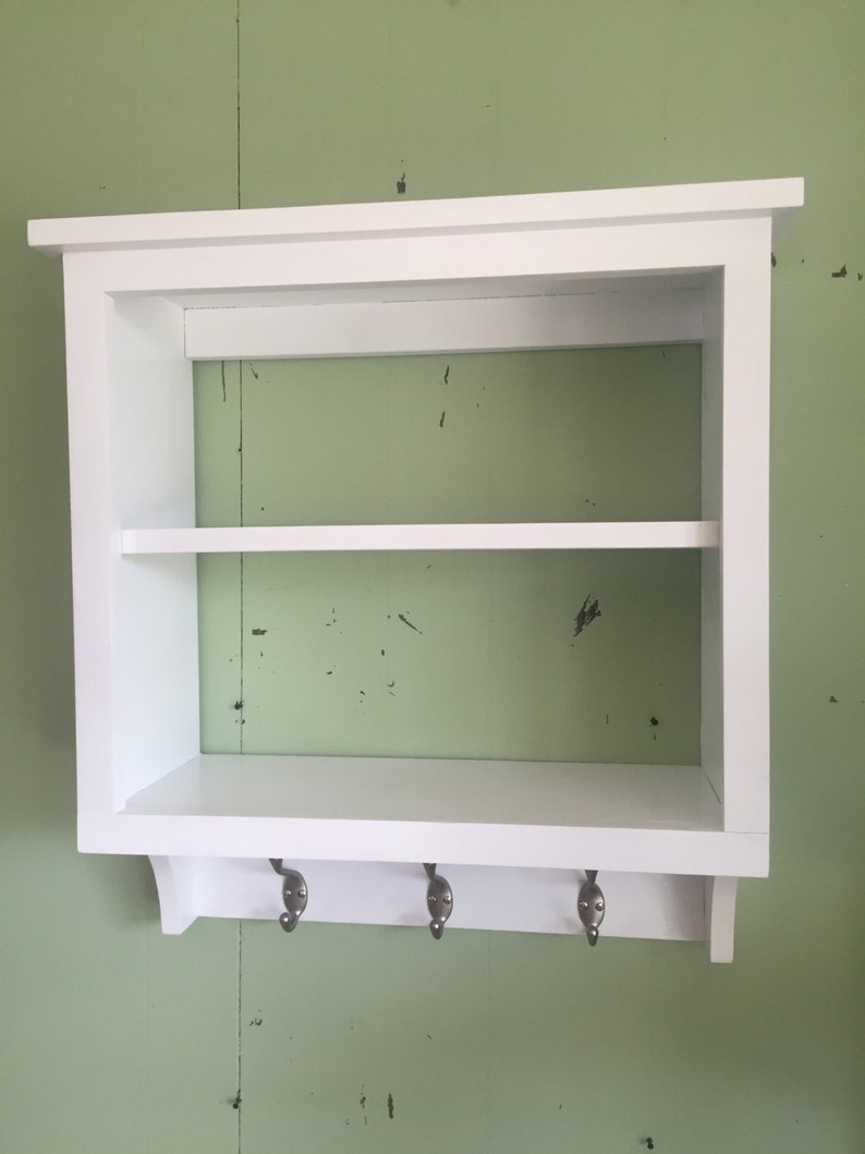 towel cubby shelf
