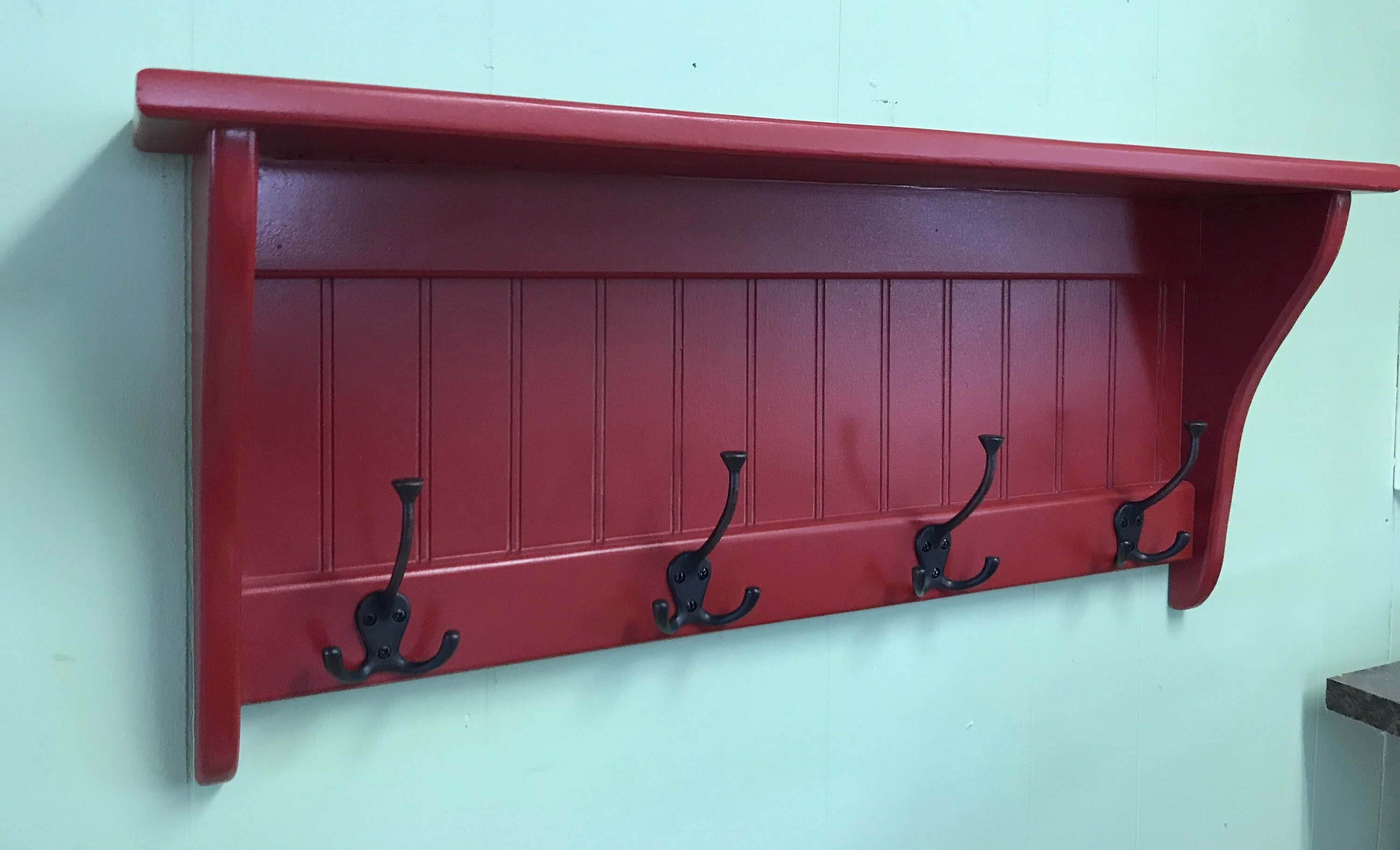 Wall Art Shelving Coat Rack Wall Mount with Shelf Coat Rack Etsy