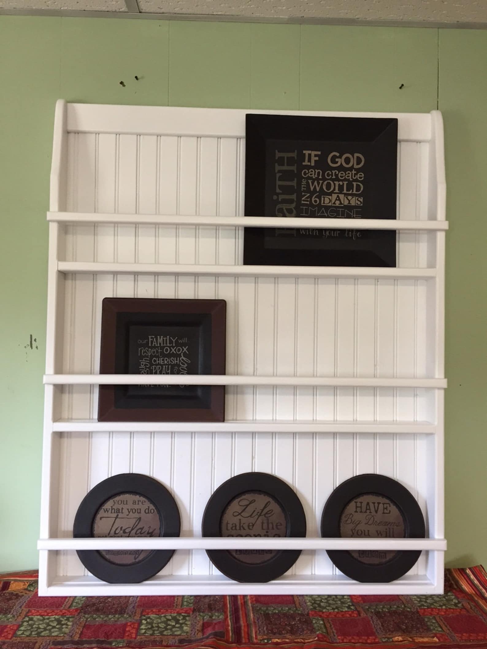 Plate Rack, Platter Display, Recipe Book Stand, Charming Country ...