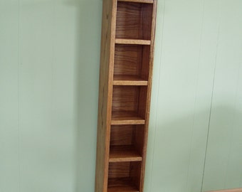 CD Tower Storage Rack, Floor Standing, Beautiful Solid Oak