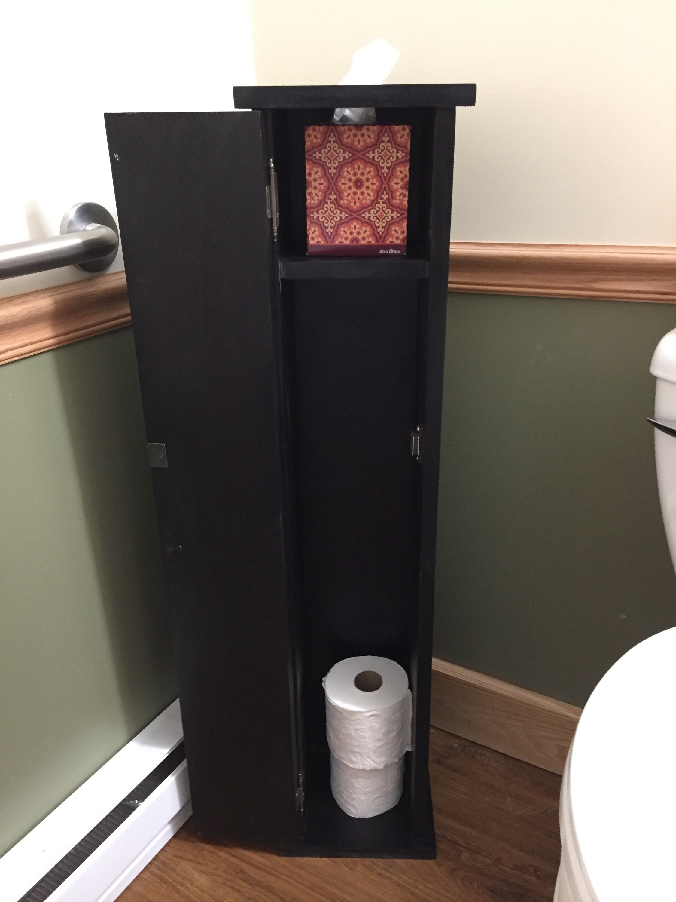 Tissue Box Cover with Toilet Paper Storage Tissue Holder Etsy