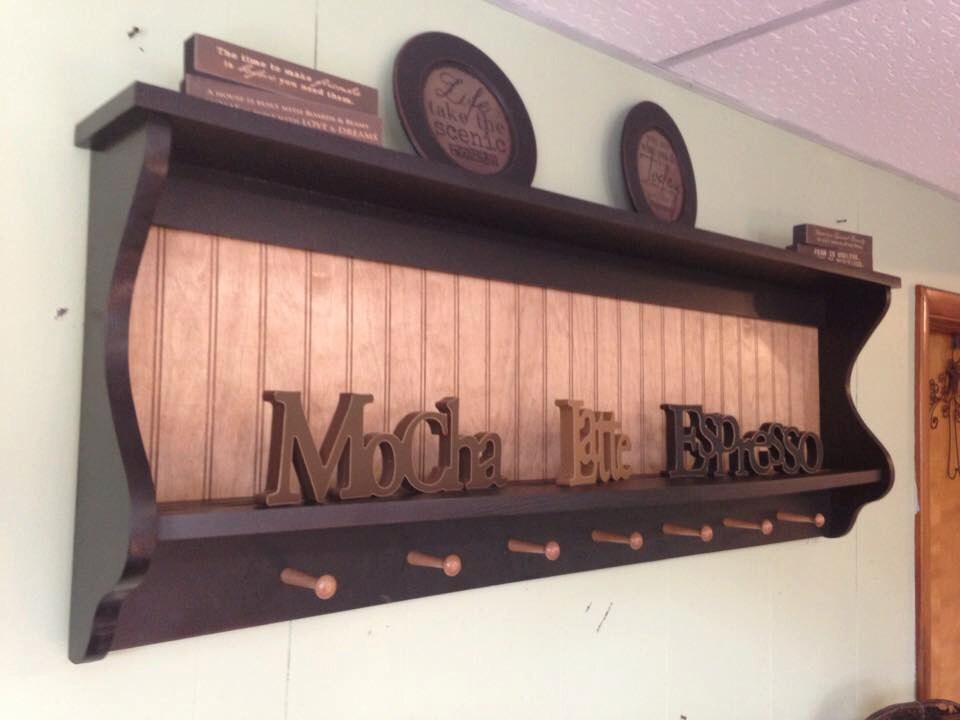 Charming Primitive Plate Rack Wall Shelf Country Display Etsy