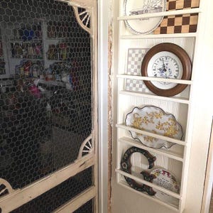 Wall Plate Rack , Dish display Shelf