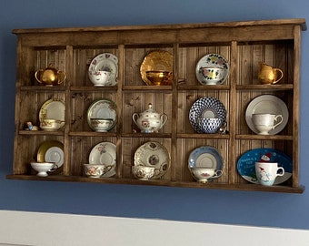 Plate display rack for china cabinet sale