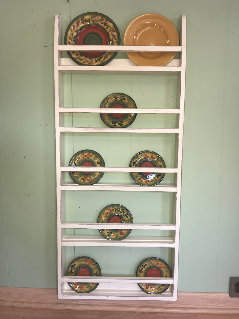 Wall Hanging Plate Rack and Platter Display Plate Stand Wall Etsy