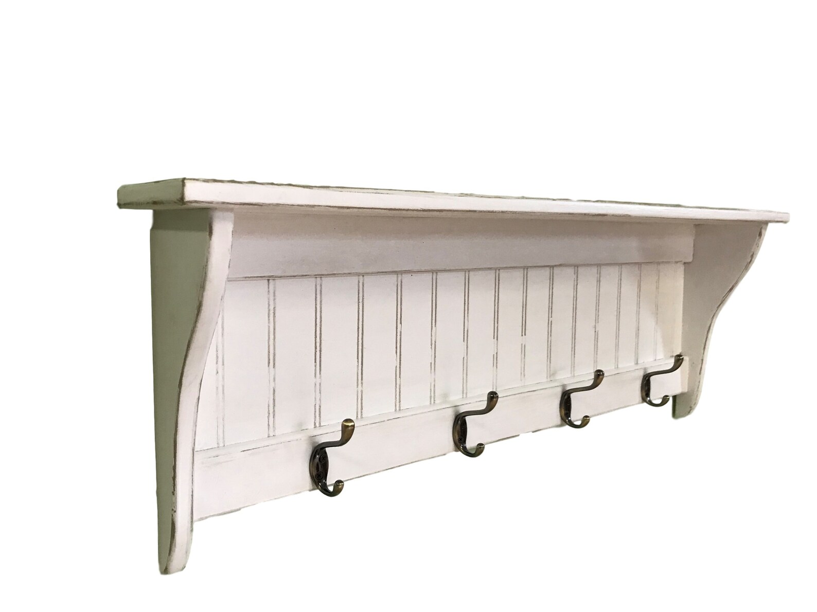 Charming Country Coat Rack Wood Wall Shelf Coat Rack With - Etsy