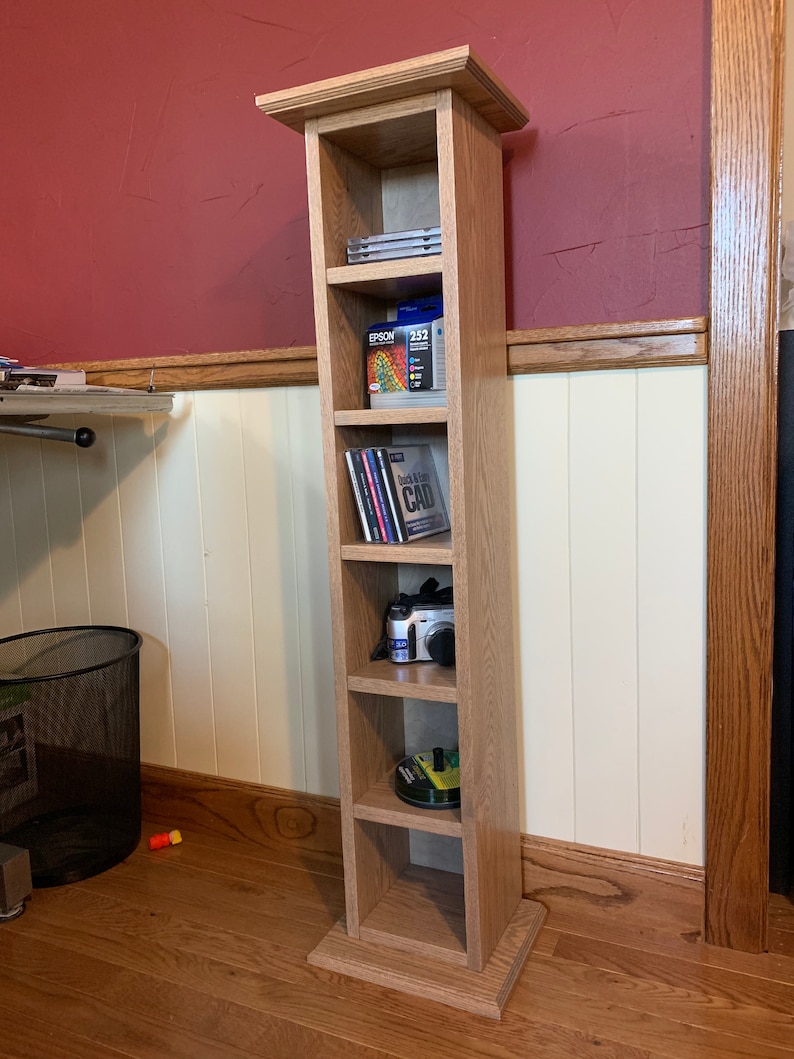 Office Storage Cd Tower Storage Furniture Cd Rack Video Etsy