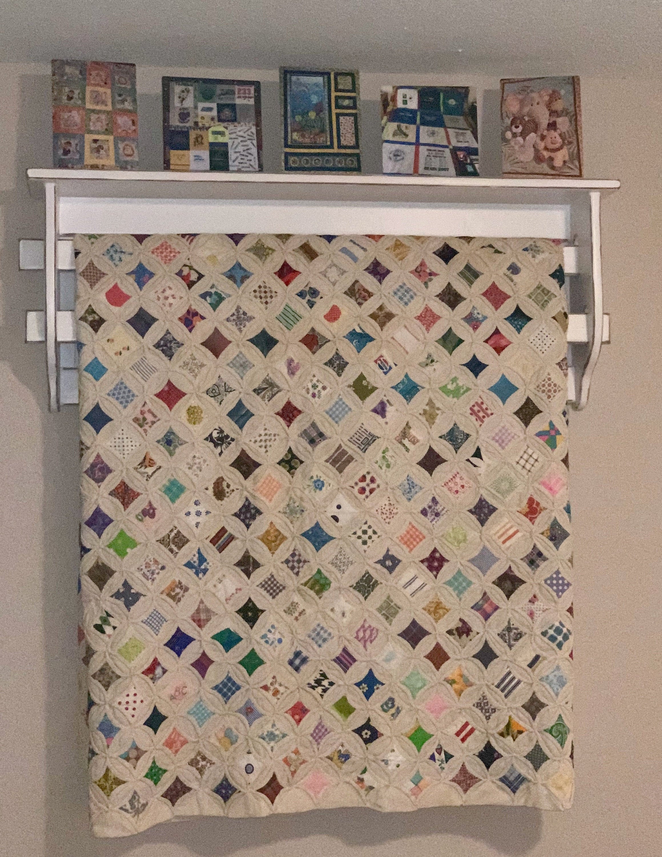Over the door quilt rack cheap