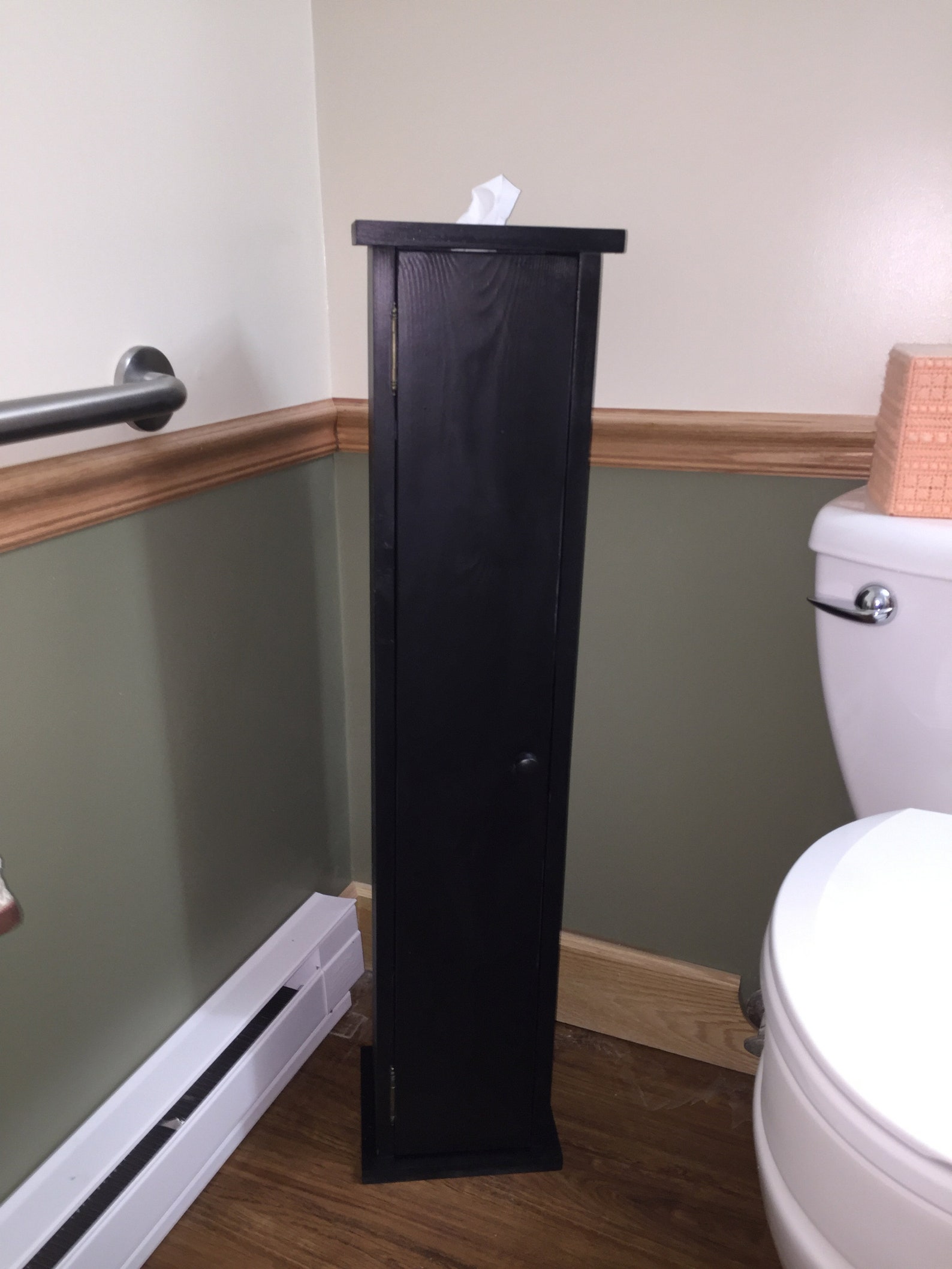 Tissue Box Cover With Toilet Paper Storage Tissue Holder Etsy