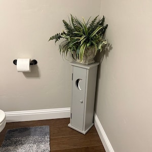 Bathroom Storage, Outhouse Toilet paper storage Cabinet, Storage Outhouse for Bathroom, Bathroom Shelf
