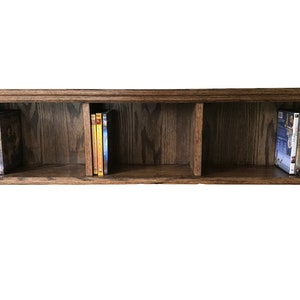 DVD Cabinet, DVD Shelf, Wall Hanging DVD Shelf, Bookshelf, Book Case, Video Game Shelf, Wood Wall Shelf, Display Shelf