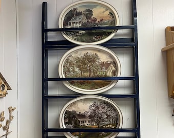 Platter Rack Shelf, Plate Rack Display, Cutting board Display Rack, Dish Rack