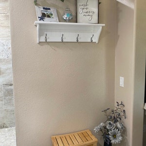 Coat Rack , Key Hook Shelf