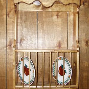 solid-pine-plate-rack-with-shaker-pegs-etsy