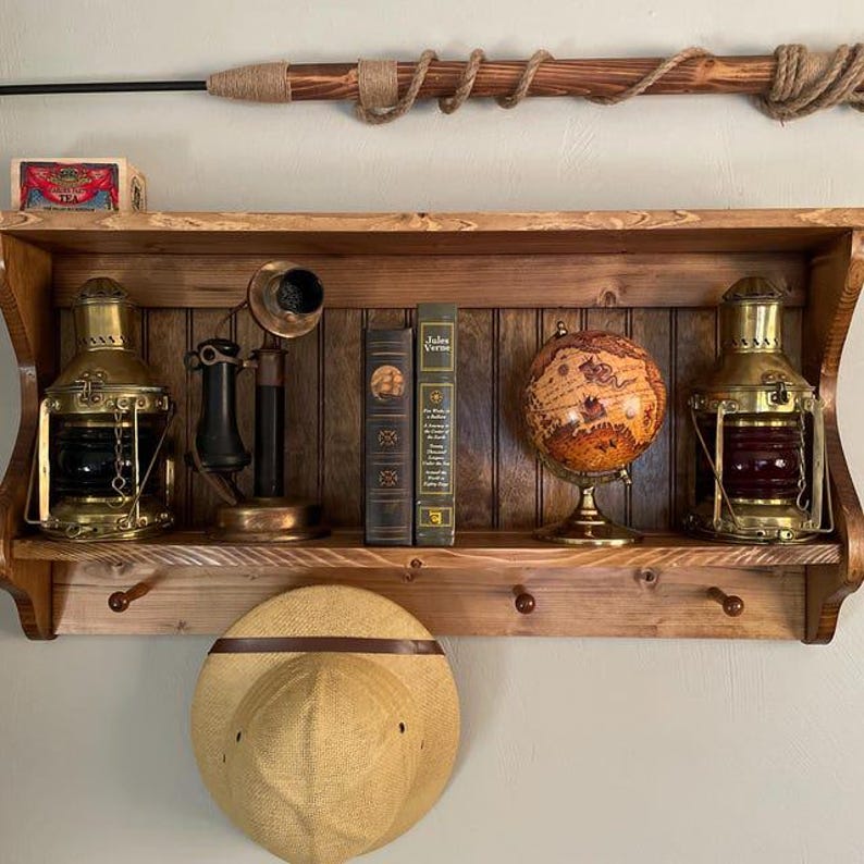 Bowl Wall Shelf, Hanging Plate Rack, Canister Shelf, Kitchen Storage