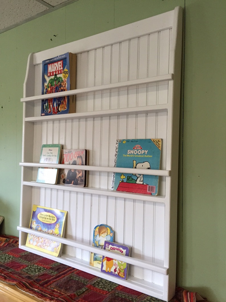 Wall Hanging Bookshelf for Children Books Magazine Rack Holder Etsy