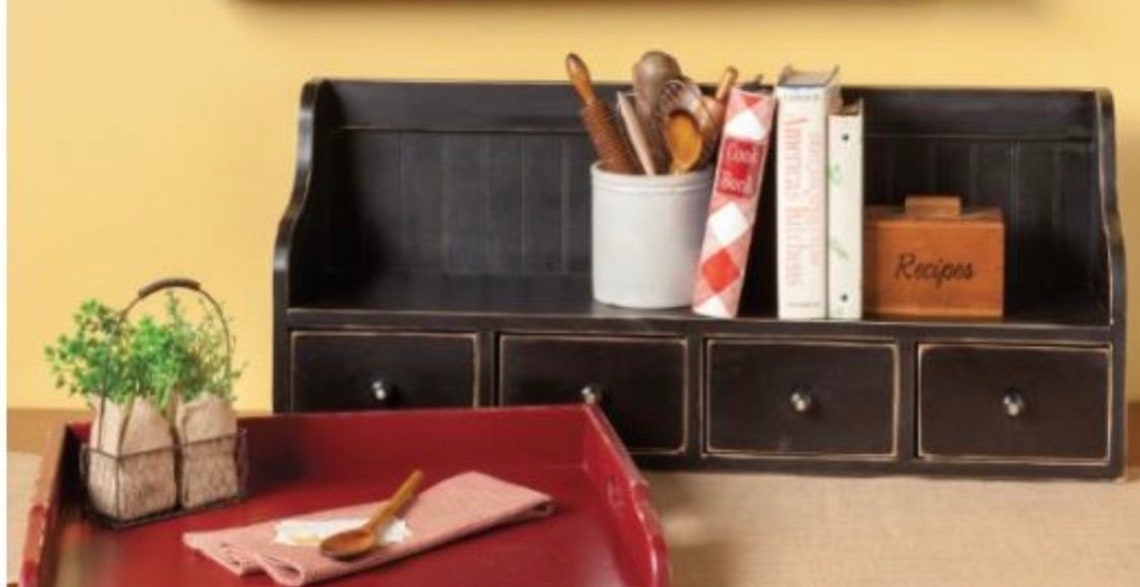 Small Cookbook Shelf