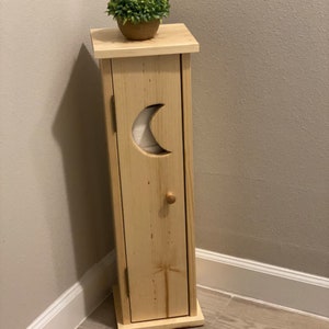 Outhouse Bathroom Storage Cabinet, Toilet Paper Cabinet, Bathroom Floor Standing Storage Cabinet