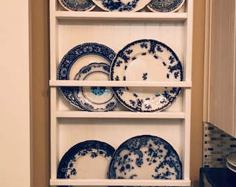 Amazing Wall Hanging Plate Rack Shelf , Small Wall Bookshelf or Magazine Rack , Plate Display Wall Shelf