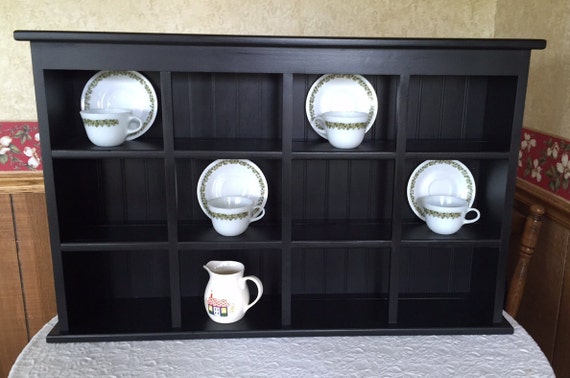 Tea Cup And Saucer Plate Rack And Kitchen Display Shelf Etsy