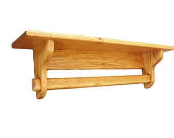 Hanging quilt rack with shelf deals