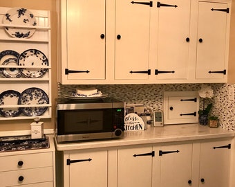 Wall Hanging Plate Rack, Dish Display Rack