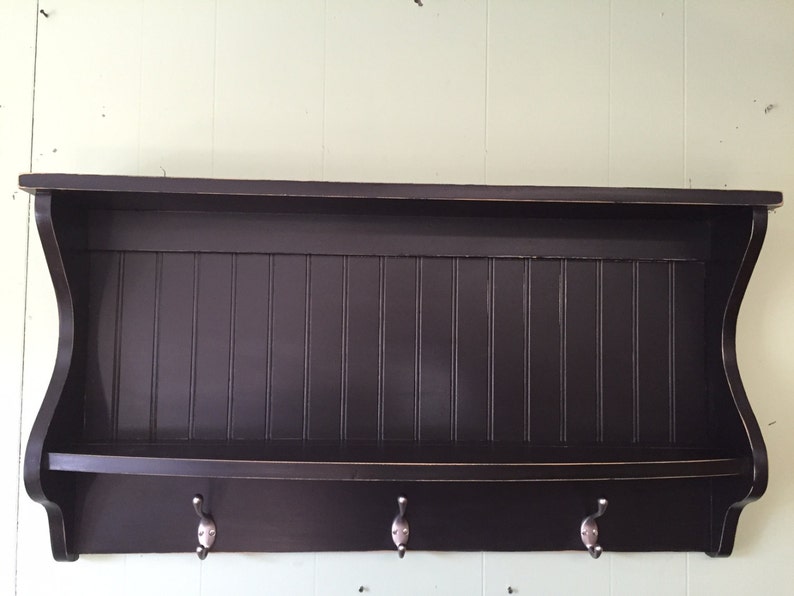 Plate Rack Wall Hanging Plate Rack with Mug Hooks Bowl And Etsy