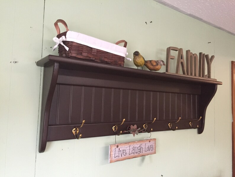 Beautiful Country Coat Rack 42 Inches Farmhouse Wall Decor Etsy